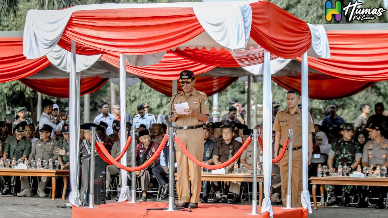 Gelar Apel Pasukan Siaga Bencana, Ini Intruksi Bupati Ciamis