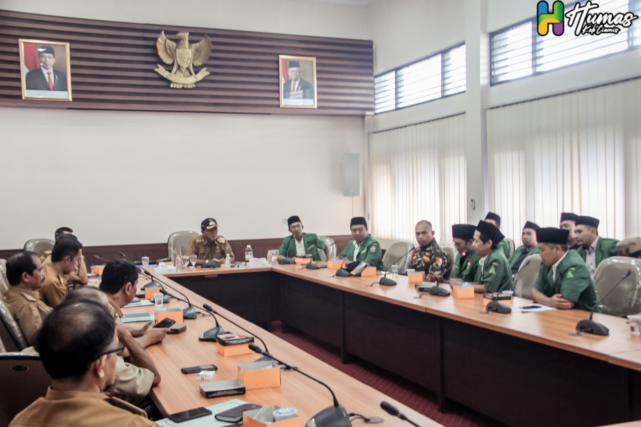 Bupati Herdiat Terima Audiensi PC GP Anshor Ciamis