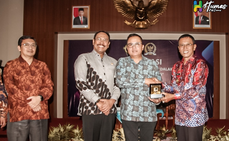 BPK RI dan DPR RI Gelar Sosilaisi Pengelolaan Dana Desa Untuk Kepala Desa Se-Kabupaten Ciamis