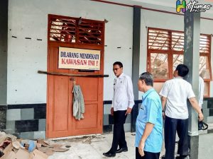 Bupati Ciamis Tinjau Kondisi Ruang Kelas Rusak SMAN 1 Pamarican