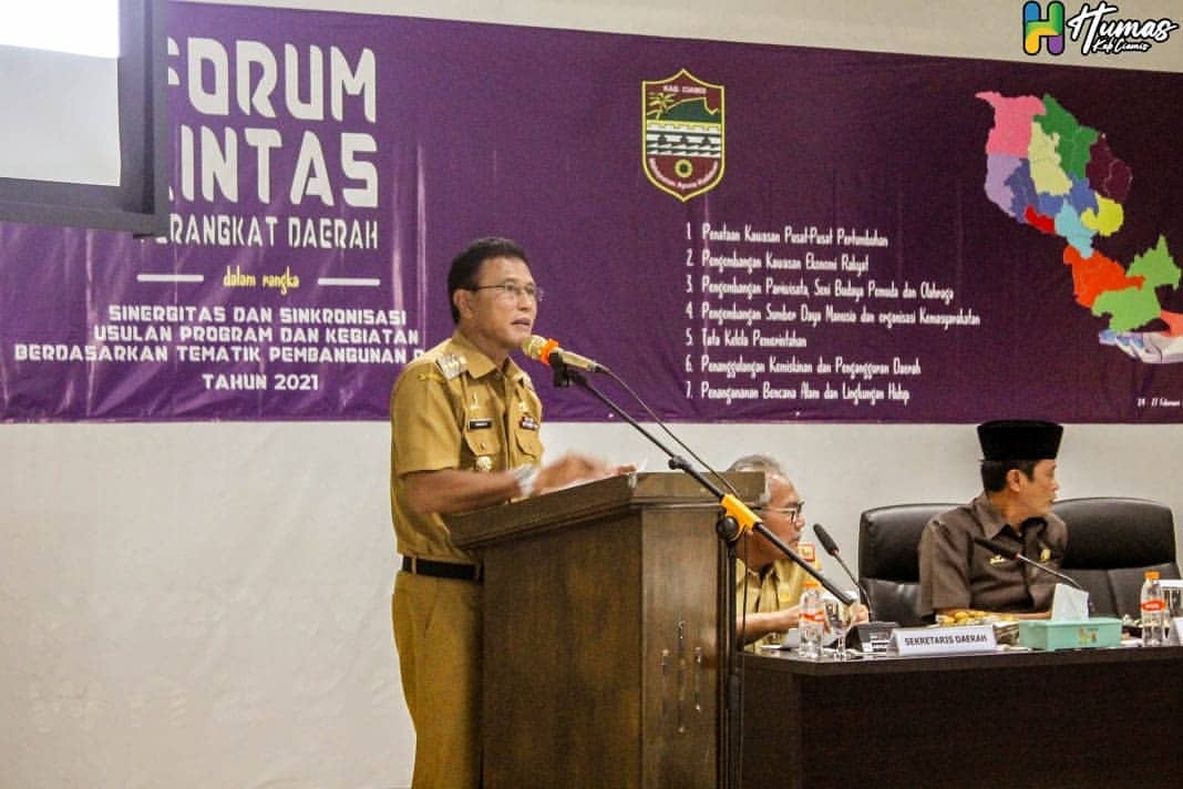 Pemkab Ciamis Gelar Forum Lintas Perangkat Daerah, Bupati Herdiat: Pentingnya Sinergitas dalam Menjalankan Program Pemerintah