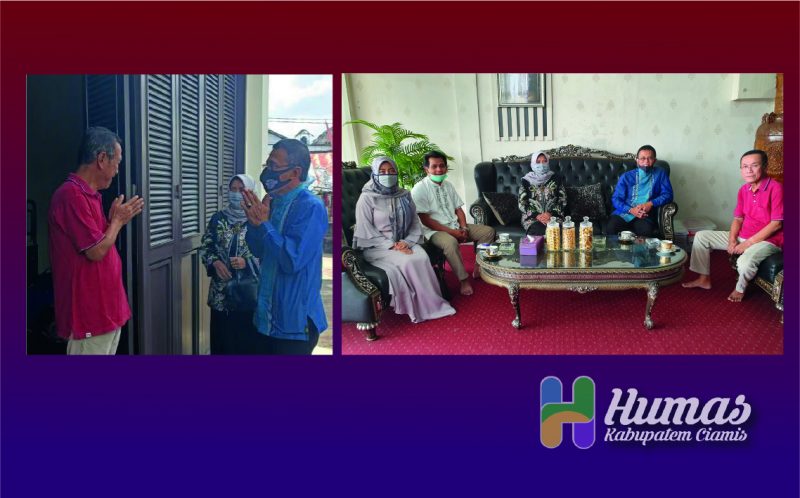 Jalin Sinergitas, Bupati Ciamis Herdiat Sunarya Kunjungi Kediaman Mantan Bupati Iing Syam Arifin