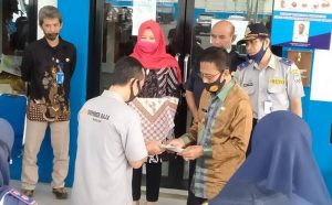 Bupati Herdiat Lounching BLUe, Layanan Pengecekan Kendaraan Bermotor Harus Lebih Mudah