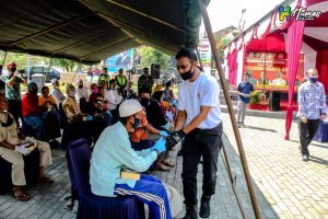 Bupati Ciamis Sambut Forkopimda Jabar Bersama Rombongan Touring Bakti Sosial Bhayangkara ke-74