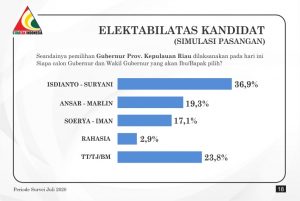 Lembaga Survei Stratak Indonesia (StratakIndo) merilis hasil survei Pilkada Kepri 2020 (1)
