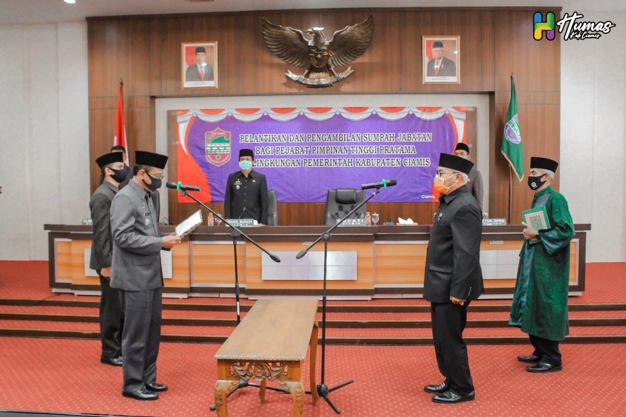 Lantik PJTP, Bupati Herdiat Ingatkan Tiga Karakter yang Harus Dimiliki ASN