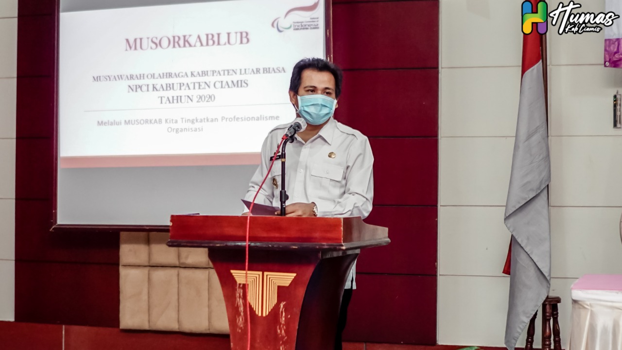 Buka Musorkablub NPCI Ciamis, Wabup Yana: Dorong Para Atlet Tingkatkan Prestasi Olahraga