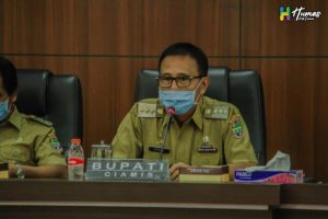 Serius Tangani Pandemi, Bupati Ciamis Adakan Rapat Koordinasi Penanganan COVID-19