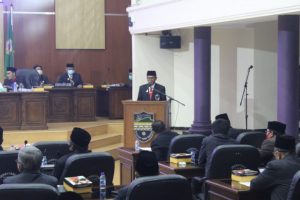 Bupati Ciamis Sampaikan Pendapat Akhir pada Rapat Paripurna DPRD Ciamis