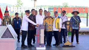 Presiden Jokowi Resmikan Bendungan Pamukkulu, Tingkatkan Ketahanan Air di Sulawesi