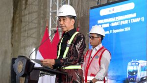 Presiden Jokowi Canangkan Pembangunan MRT Jakarta Lin Timur-Barat Fase 1