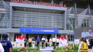 Presiden Jokowi Resmikan Rehabilitasi dan Renovasi Pembangunan Venue PON XXI